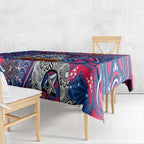 Western Bulldogs NAIDOC Week 2024 Tablecloth Mascot Football