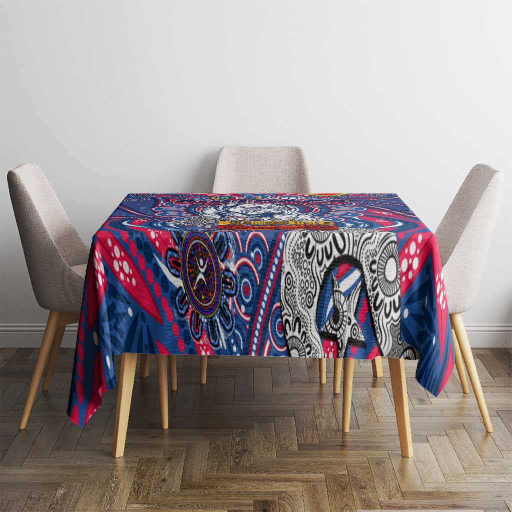 Western Bulldogs NAIDOC Week 2024 Tablecloth Mascot Football