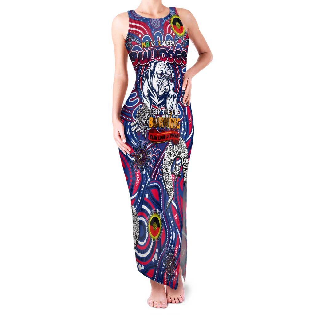 Custom Western Bulldogs NAIDOC Week 2024 Tank Maxi Dress Mascot Football