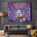 Western Bulldogs NAIDOC Week 2024 Tapestry Mascot Football