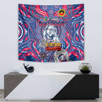Western Bulldogs NAIDOC Week 2024 Tapestry Mascot Football