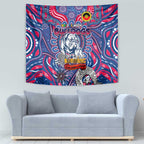 Western Bulldogs NAIDOC Week 2024 Tapestry Mascot Football