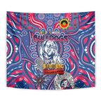 Western Bulldogs NAIDOC Week 2024 Tapestry Mascot Football