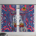 Western Bulldogs NAIDOC Week 2024 Window Curtain Mascot Football