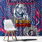 Western Bulldogs NAIDOC Week 2024 Window Curtain Mascot Football