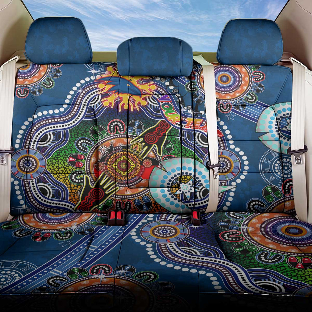 Custom NAIDOC Week 2024 Adelaide Crows Back Car Seat Cover Australia Aboriginal Dot Painting