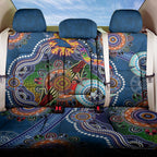 Custom NAIDOC Week 2024 Adelaide Crows Back Car Seat Cover Australia Aboriginal Dot Painting