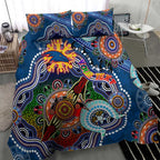 Custom NAIDOC Week 2024 Adelaide Crows Bedding Set Australia Aboriginal Dot Painting