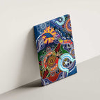 Custom NAIDOC Week 2024 Adelaide Crows Canvas Wall Art Australia Aboriginal Dot Painting