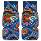 Custom NAIDOC Week 2024 Adelaide Crows Car Mats Australia Aboriginal Dot Painting