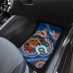 Custom NAIDOC Week 2024 Adelaide Crows Car Mats Australia Aboriginal Dot Painting