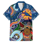 Custom NAIDOC Week 2024 Adelaide Crows Family Matching Mermaid Dress and Hawaiian Shirt Australia Aboriginal Dot Painting