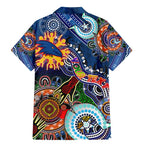 Custom NAIDOC Week 2024 Adelaide Crows Family Matching Mermaid Dress and Hawaiian Shirt Australia Aboriginal Dot Painting