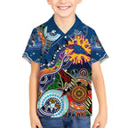 Custom NAIDOC Week 2024 Adelaide Crows Hawaiian Shirt Australia Aboriginal Dot Painting