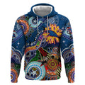 Custom NAIDOC Week 2024 Adelaide Crows Hoodie Australia Aboriginal Dot Painting