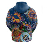 Custom NAIDOC Week 2024 Adelaide Crows Hoodie Australia Aboriginal Dot Painting