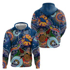 Custom NAIDOC Week 2024 Adelaide Crows Hoodie Australia Aboriginal Dot Painting
