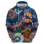 Custom NAIDOC Week 2024 Adelaide Crows Hoodie Australia Aboriginal Dot Painting