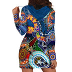 Custom NAIDOC Week 2024 Adelaide Crows Hoodie Dress Australia Aboriginal Dot Painting
