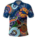 Custom NAIDOC Week 2024 Adelaide Crows Polo Shirt Australia Aboriginal Dot Painting