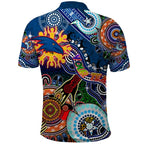 Custom NAIDOC Week 2024 Adelaide Crows Polo Shirt Australia Aboriginal Dot Painting