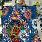 Custom NAIDOC Week 2024 Adelaide Crows Quilt Australia Aboriginal Dot Painting
