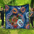 Custom NAIDOC Week 2024 Adelaide Crows Quilt Australia Aboriginal Dot Painting