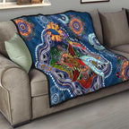 Custom NAIDOC Week 2024 Adelaide Crows Quilt Australia Aboriginal Dot Painting