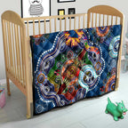 Custom NAIDOC Week 2024 Adelaide Crows Quilt Australia Aboriginal Dot Painting
