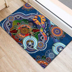 Custom NAIDOC Week 2024 Adelaide Crows Rubber Doormat Australia Aboriginal Dot Painting