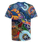 Custom NAIDOC Week 2024 Adelaide Crows Rugby Jersey Australia Aboriginal Dot Painting