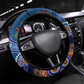 NAIDOC Week 2024 Adelaide Crows Steering Wheel Cover Australia Aboriginal Dot Painting