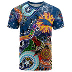 Custom NAIDOC Week 2024 Adelaide Crows T Shirt Australia Aboriginal Dot Painting