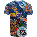 Custom NAIDOC Week 2024 Adelaide Crows T Shirt Australia Aboriginal Dot Painting