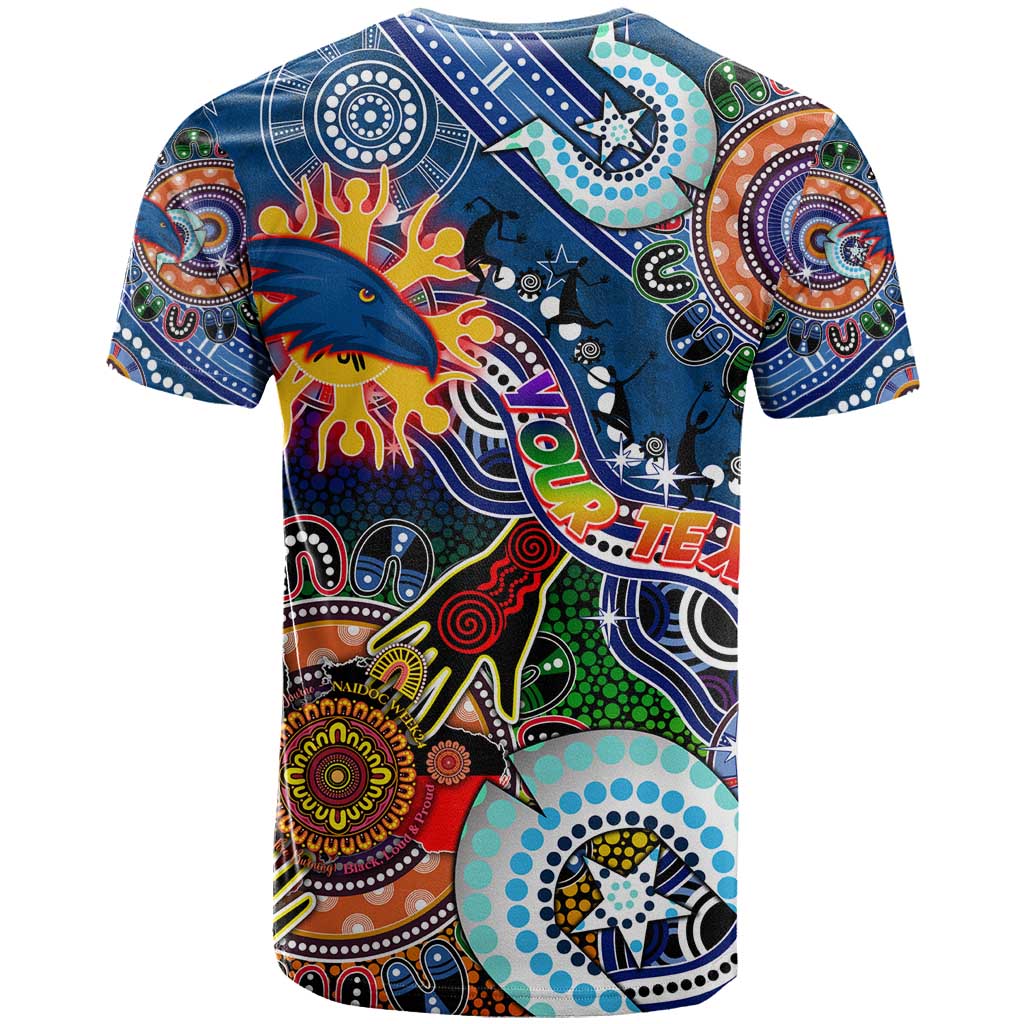 Custom NAIDOC Week 2024 Adelaide Crows T Shirt Australia Aboriginal Dot Painting