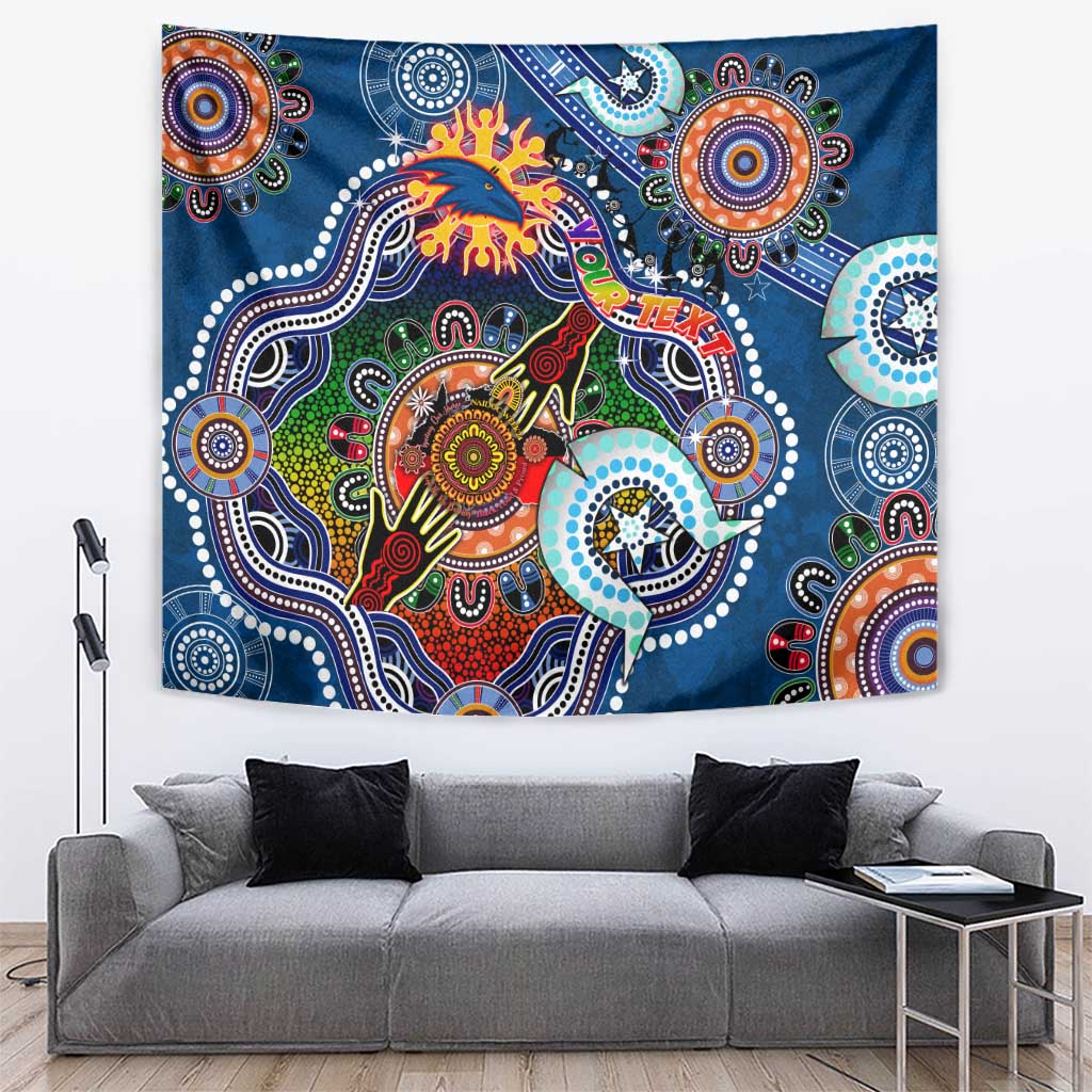 Custom NAIDOC Week 2024 Adelaide Crows Tapestry Australia Aboriginal Dot Painting