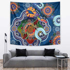 Custom NAIDOC Week 2024 Adelaide Crows Tapestry Australia Aboriginal Dot Painting