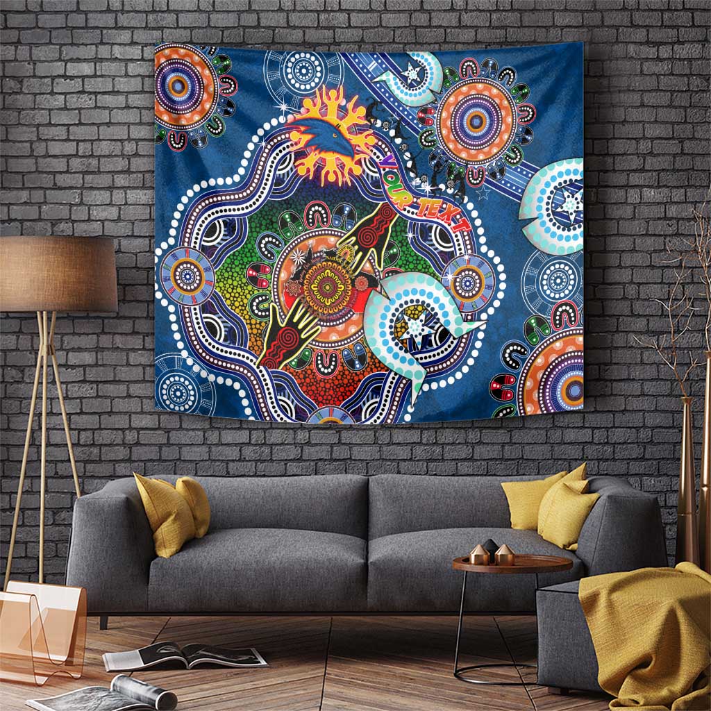 Custom NAIDOC Week 2024 Adelaide Crows Tapestry Australia Aboriginal Dot Painting