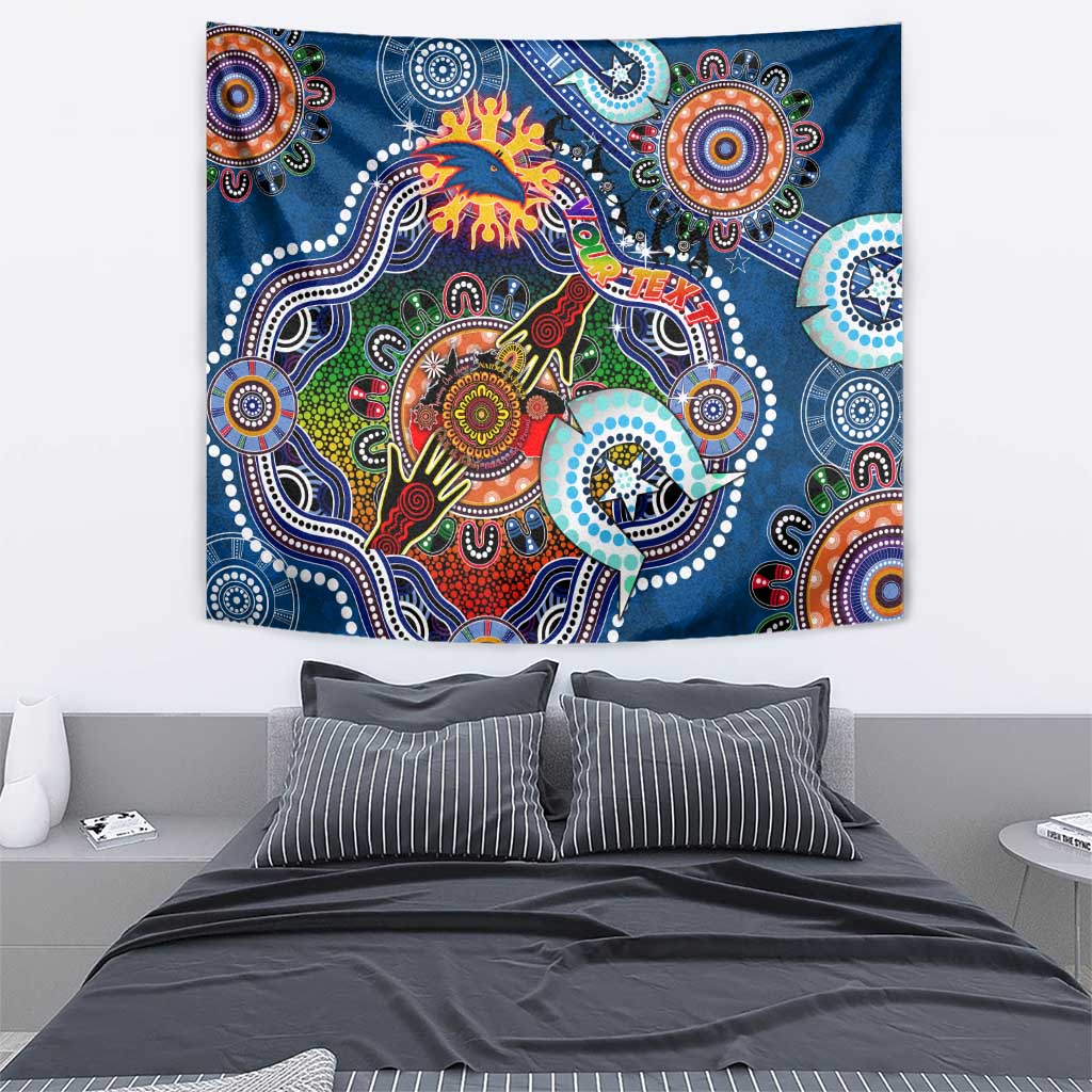 Custom NAIDOC Week 2024 Adelaide Crows Tapestry Australia Aboriginal Dot Painting