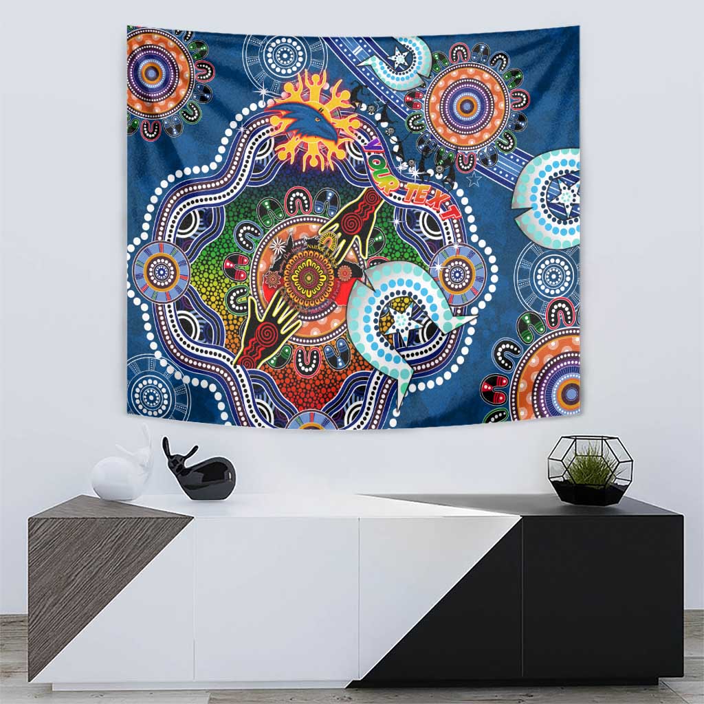 Custom NAIDOC Week 2024 Adelaide Crows Tapestry Australia Aboriginal Dot Painting