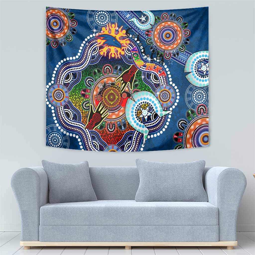 Custom NAIDOC Week 2024 Adelaide Crows Tapestry Australia Aboriginal Dot Painting