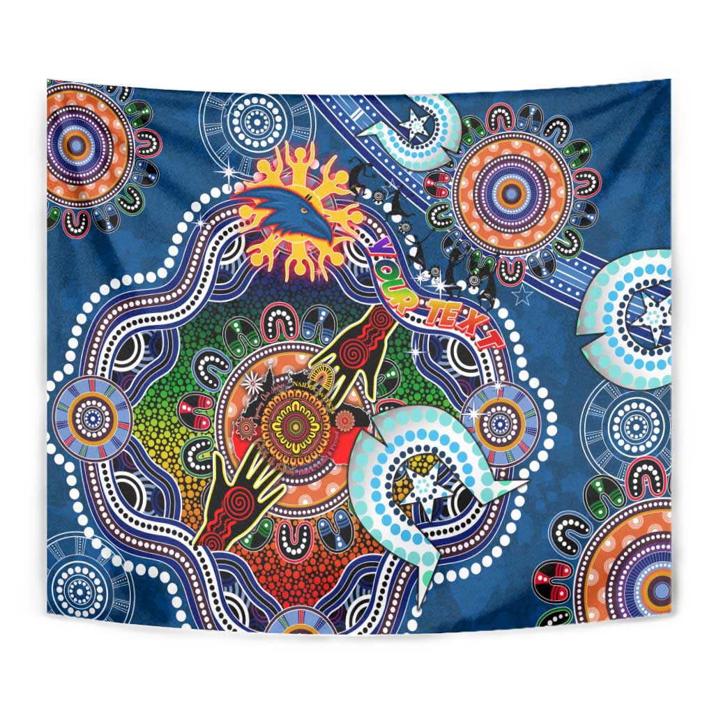Custom NAIDOC Week 2024 Adelaide Crows Tapestry Australia Aboriginal Dot Painting