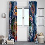 Custom NAIDOC Week 2024 Adelaide Crows Window Curtain Australia Aboriginal Dot Painting