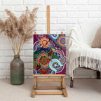 Custom NAIDOC Week 2024 Brisbane Lions Canvas Wall Art Australia Aboriginal Dot Painting