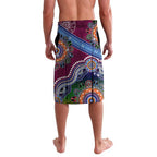 Custom NAIDOC Week 2024 Brisbane Lions Lavalava Australia Aboriginal Dot Painting