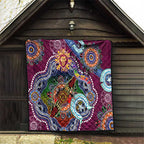 Custom NAIDOC Week 2024 Brisbane Lions Quilt Australia Aboriginal Dot Painting