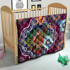 Custom NAIDOC Week 2024 Brisbane Lions Quilt Australia Aboriginal Dot Painting