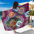 Custom NAIDOC Week 2024 Brisbane Lions Sarong Australia Aboriginal Dot Painting