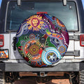 Custom NAIDOC Week 2024 Brisbane Lions Spare Tire Cover Australia Aboriginal Dot Painting