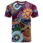 Custom NAIDOC Week 2024 Brisbane Lions T Shirt Australia Aboriginal Dot Painting